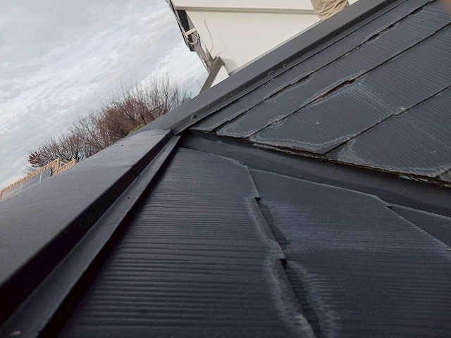 カラーベストの屋根